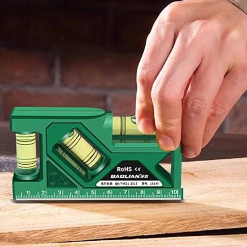 Accurate Measurement Level Gauge Magnetic Measurement Tools Portable Level Ruler  Protractor