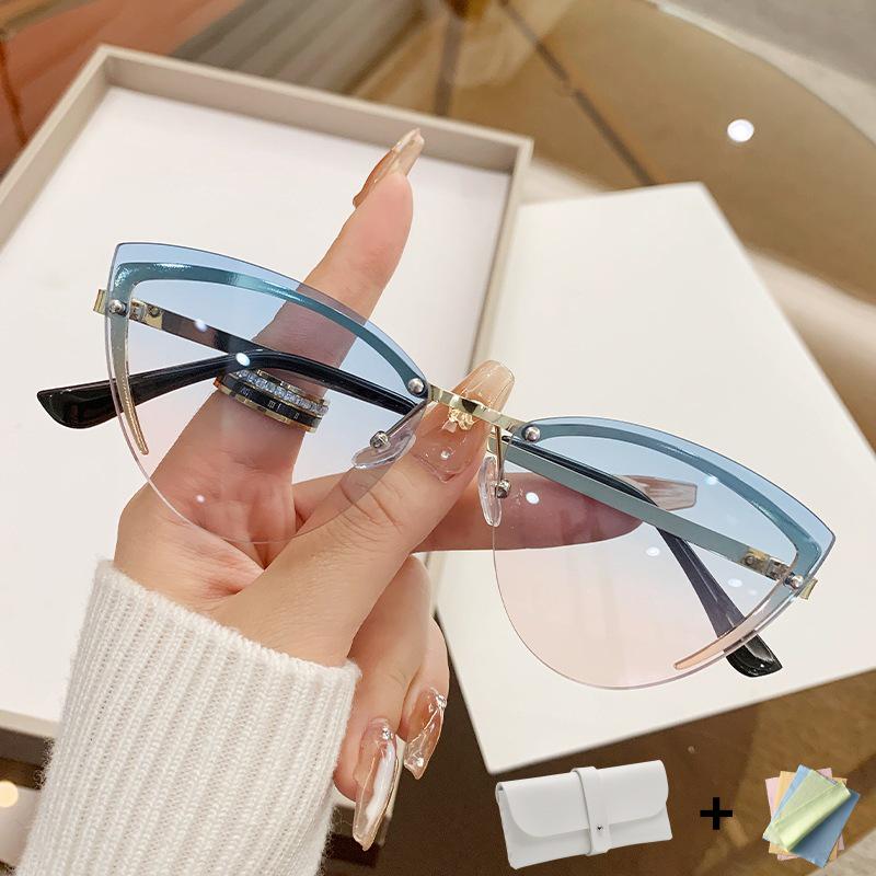 

Солнцезащитные очки высокого класса в стиле знаменитостей для мужчин и женщин - Корейский стройнящий дизайн для крупных лиц