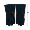 Long Thick Green Leather Anti-Bite Gloves Anti-Scratch Safety Handling Protection Gloves for Dogs Cats  Reptiles