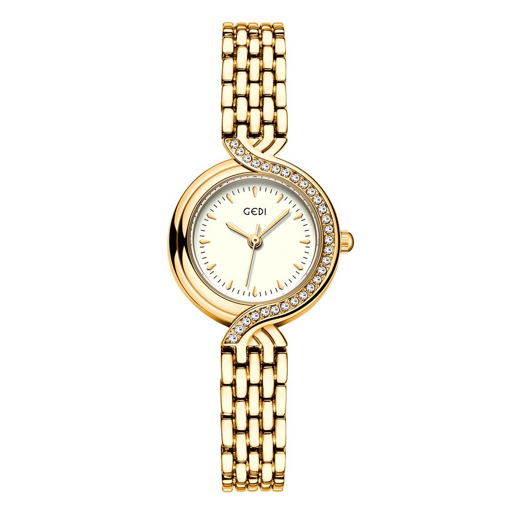 Watch Women'S Light Luxury Bracelet Watch Niche Diamond-Encrusted Temperament Women'S Waterproof Quartz Watch