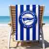 Deportivo FC Bedrucktes Strandtuch, Superweiche Mikrofaser, Perfektes Geschenk Geburtstag, für Pool, Strand, Reisen, für Familie und Freunde