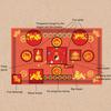 Floor Mats Feng Shui Non Slip Blessing Traditional Wu Xing Door Carpet for Indoor