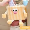 Cartoon Auto Seat Back Storage Bag Hanging Car Mounted Tissue Box Car Trash Can  Car Supplies
