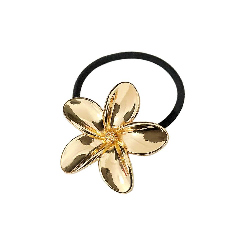Mode Punk Geometrische Metall Haarspangen Elastische Haargummis Haarseil Stirnbänder Für Damen Mädchen Haarschmuck Geschenke