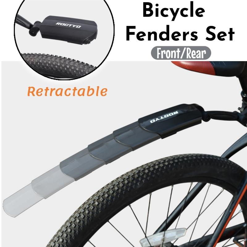 Universal Bike Mudguard Set Adjustable Front Rear Full Coverage Fenders For Mtb Road Bike Wheels Splash Guard Cycling Accessorie