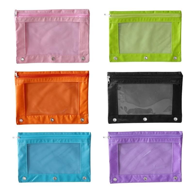 Practical Small Storage Stationery Bag Convenient Toiletry Storage Bag Makeup with Zippers for Travel