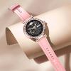 CF30 1.27-inch Silicone Strap Women Diamond Decor Smart Watch Health Monitoring Waterproof Smart Bracelet