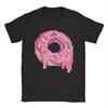 Drippy Pink Frosted Sprinkled Pixel Donut TShirt Summer  Fashion  Unisex 100 Cotton Oversize Tees ShortSleeve Aesthetic Tops