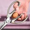 Aluminum Alloy Handle 3CR13 Stainless Steel Blade Kitchen Scissors Household Multifunctional Chicken Bone Cutting Shear