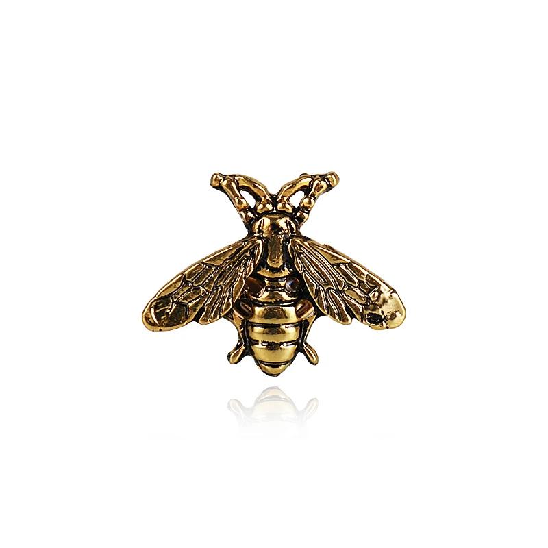 i-Remiel Fashion Retro Creative Bee Brooches Suit Wedding Brides Men's and Women's Shirt Collar Pin Accessories for Women 1 PCS