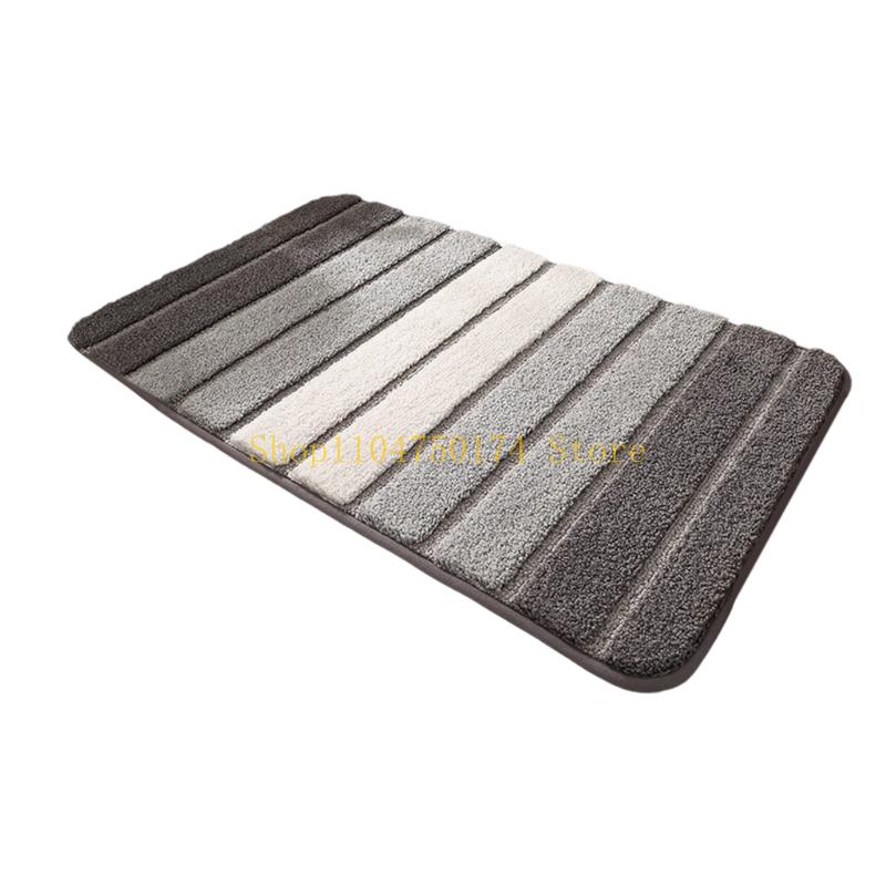 Quick Dry Bath Mat Nonslip Thick Absorbent Machine Washable Soft Bathroom Rug top sale