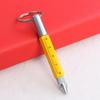 Multifunctional Outdoor Six-In-One Touch Screen Writing Short Scale Multi-Purpose Keychain Screwdriver Metal Gadget Pen