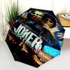Joker Happy Face Folding Umbrella 8 Paraphenoid Bones Travel Travel Umbrella Outdoor Printing