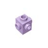 10 pezzi 4733 blocchi MOC compatibili con mattoncini modificati 1x1 con perni su tutti i lati mattoncini educativi fai-da-te all'ingrosso giocattoli per bambini