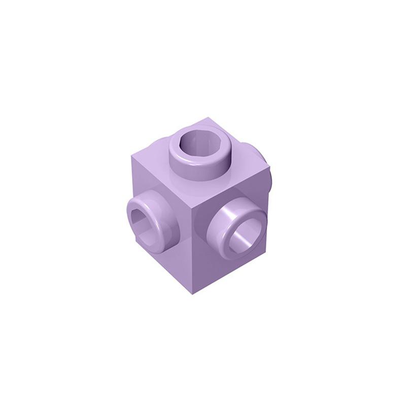 10 pezzi 4733 blocchi MOC compatibili con mattoncini modificati 1x1 con perni su tutti i lati mattoncini educativi fai-da-te all'ingrosso giocattoli per bambini