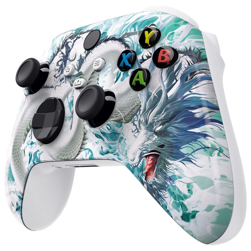 Custom Front Housing Shell for Xbox Series Featuring an Animal Print Cover Faceplate for Xbox Series and Xbox Core Not eXtremeRate's X/S, Soft-touch