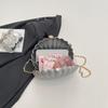 Acrylic Evening Clutch: European & American Style Crossbody Chain Bag for Women
