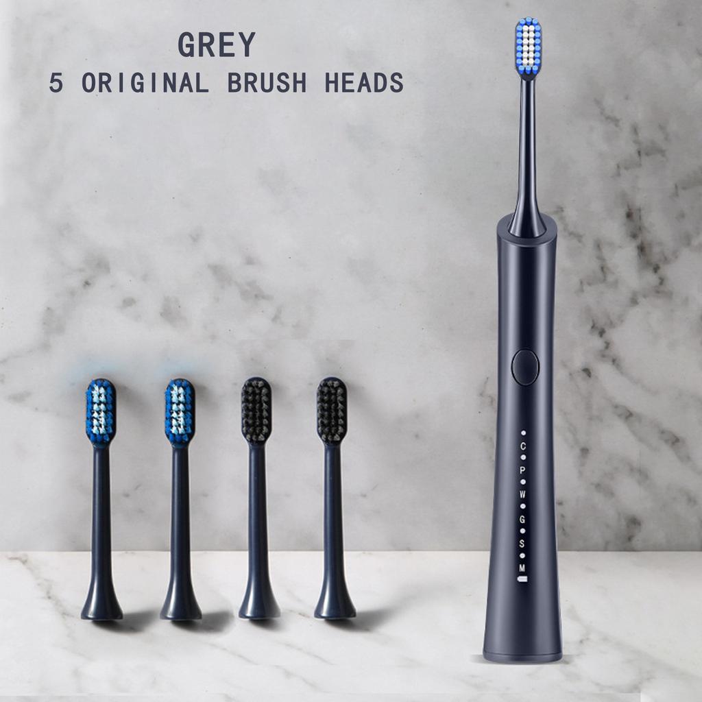 Soft Bristles Electric Toothbrush Rechargeable Pair Set 6 Cleaning Modes /  5 Replacement Brushes comprar a buen precio — entrega gratuita, reseñas  reales con fotos — Joom