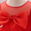 Neugeborene Kleinkind Kleidung Taufe Prinzessin Party Kostüm Baby Mädchen Kleidung Festzug Große Schleife 1. Geburtstag Kleid Für Kurzarm Kleider