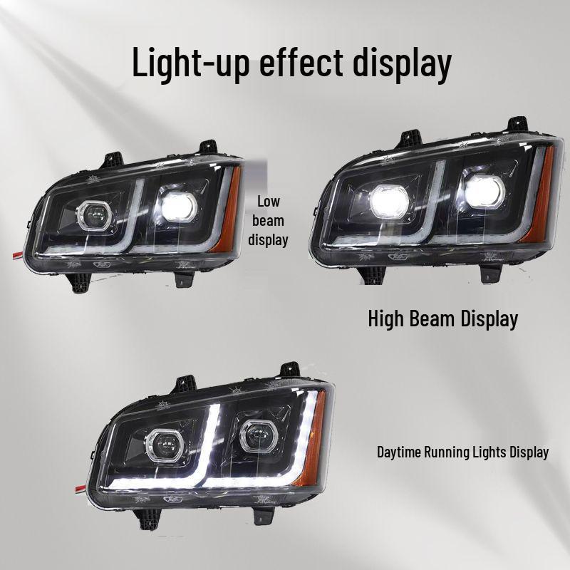Compatible with J6P500 LED Headlight Assembly, Dual-Lens Enhanced Super Bright Laser