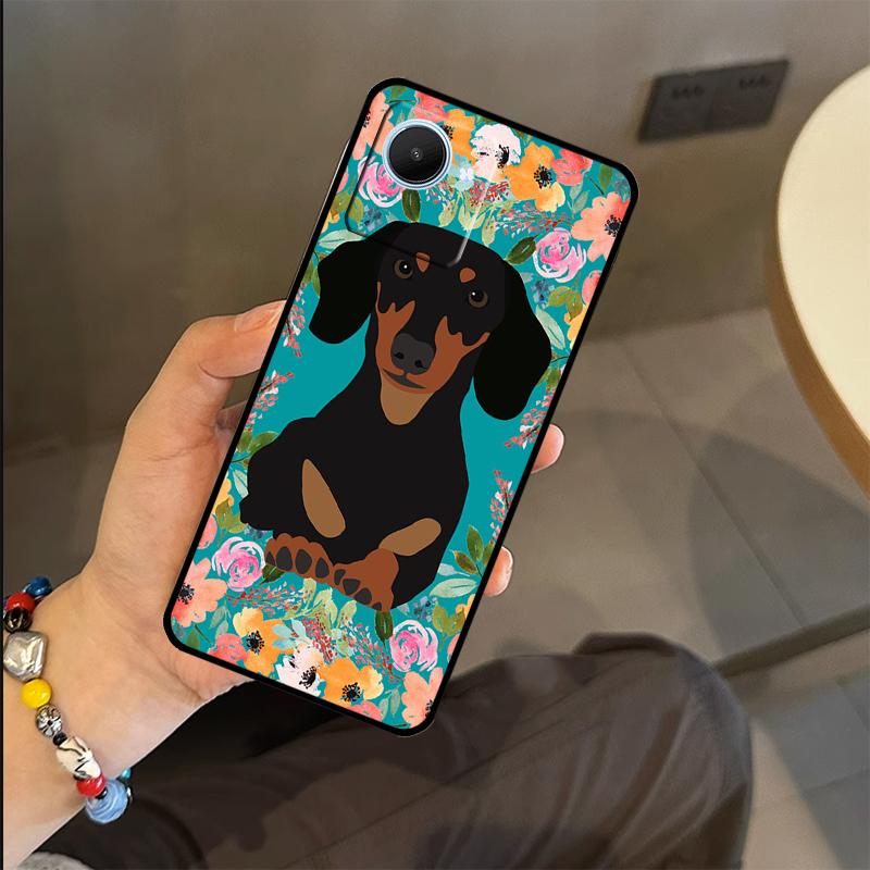 Dachshund Dog Animal Case For Realme C71 C75 C55 C51 C53 C25 C63 C61 C65 C67 GT6 GT7 Pro 11 12 13 14 15 Pro Plus