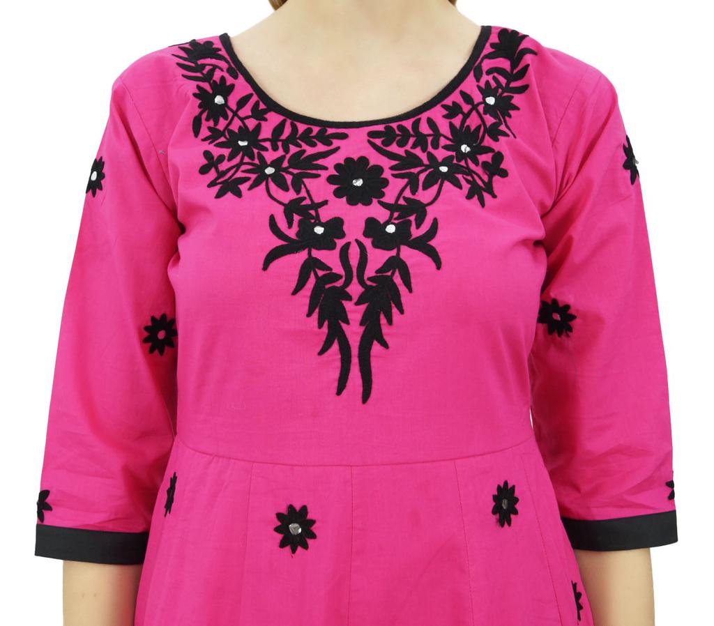 Atasi Womens Readymade Straight Kurta With Net Dupatta Salwaar Kameez