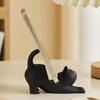 Resin Cat Stretching Phone & Tablet Holder Ornament