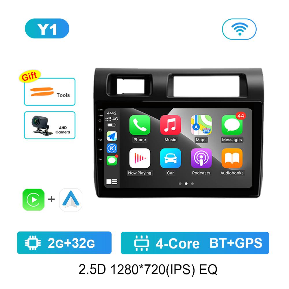 Video Multimedia Player for Toyota Land Cruiser LC 70 Series 2007 - 2020 Android Car WiFi+4G GPS IPS Screen Head Unit DSP Stereo