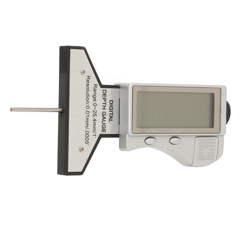 Digital Tire Depth Gauge Accurate Zeroable Car Tyre Meter Measurer Tool 0?25.4mm