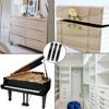 Easy To Install Piano Hinge Black Folding Hinges Window Folding Cabinet Door Butt Hinge  Cabinet
