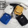 Square Canvas Crossbody Bag Nylon Sports Phone Bag Casual Men's Shoulder Bag  Male