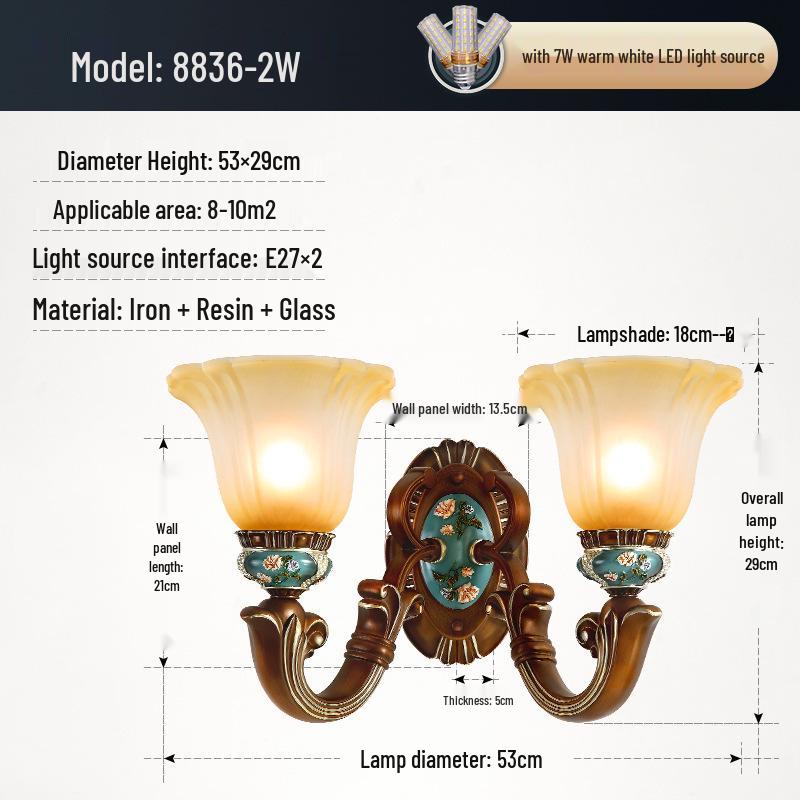 European Luxury Chandelier - Retro Atmospheric Lighting for Living Rooms and Bedrooms