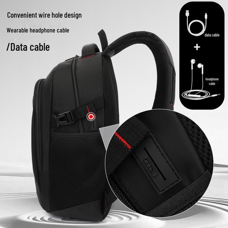 Spine-Protecting, Shock-Resistant Waterproof Backpack for Students