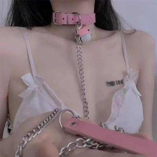Y2K Sweet Punk Puppy Bone Choker Necklace