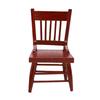 1:12 Scale Dollhouse Chair Miniature Furniture Decorative Wooden Chair for Dollhouse Model Display Chestnut Color