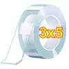 Nano Tape Transparent Double Sided Tape Waterproof Wall Stickers Reusable Heat Resistant Bathroom Home Decoration Tapes