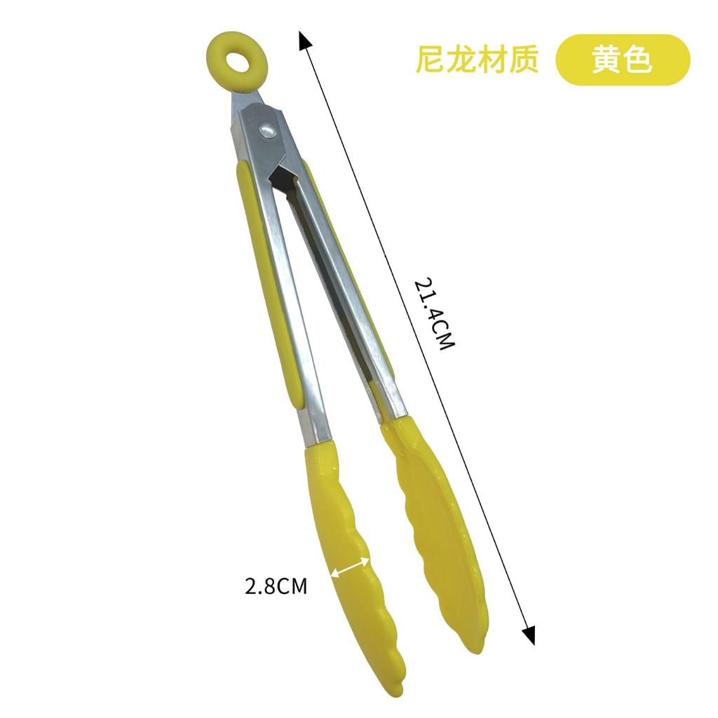 7 Inch Stainless Steel Food Tongs BBQ Salad Bread Cooking Clip Clamp Serving Utensils Tongs Tools Grill Kitchen Accessories 2025