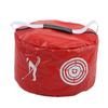 Golf Schwungtasche Golf Schlagtasche für Schwungtrainer Indoor Schlagtasche für Kraft Genauigkeitstraining Rot