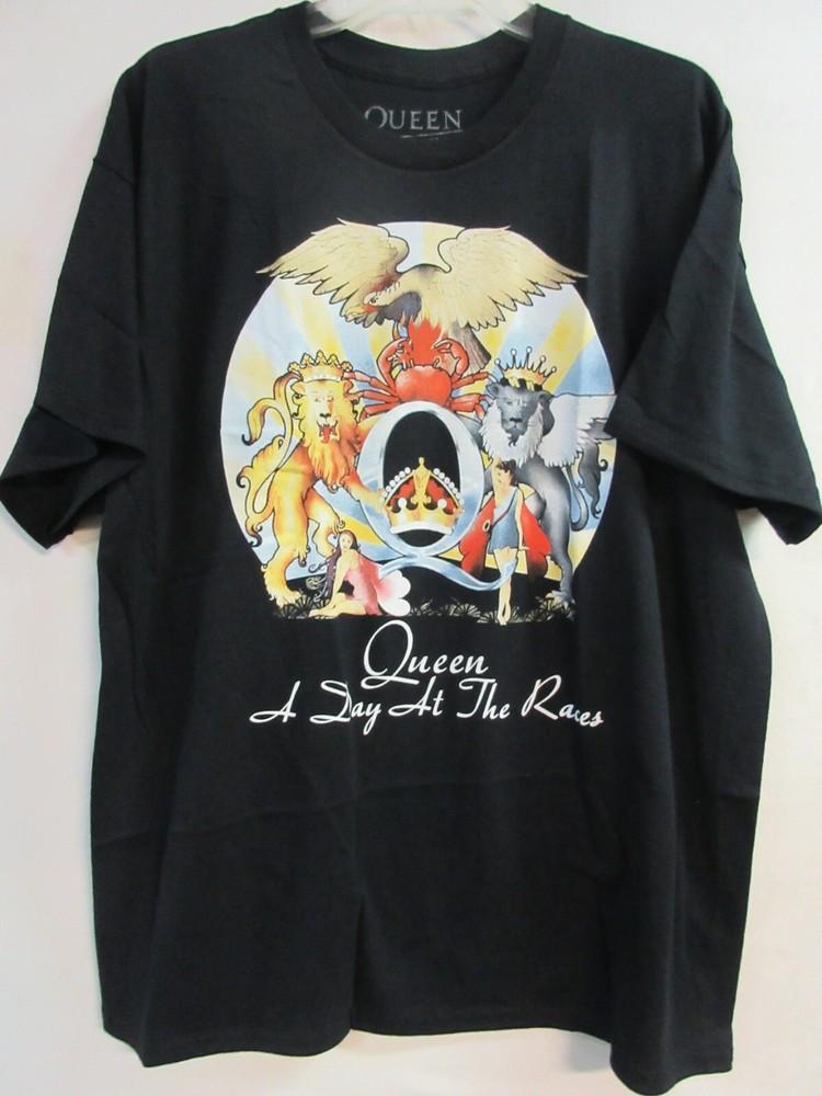 ОФИЦИАЛЬНЫЙ МЕРЧ QUEEN ДЕНЬ НА СКАЧКАХ 2023 КОНЦЕРТ ГРУППЫ МУЗЫКА ЭКСТРА БОЛЬШАЯ Унисекс Футболка L