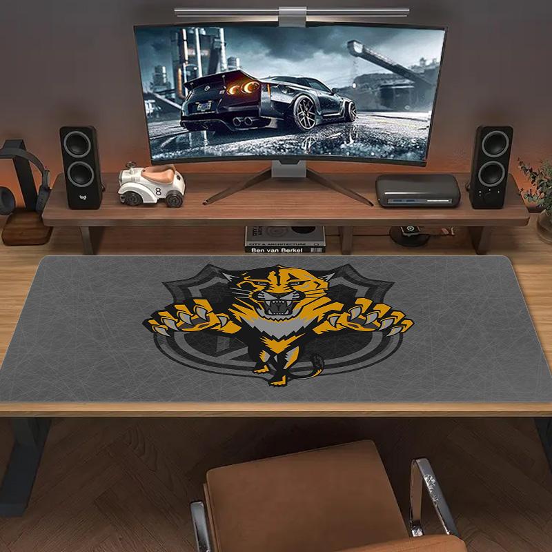 Florida Panthers Color Mouse Pad Large Gaming Table Cushion Non-slip Laptop Tablet Big Mousepad XXL Mat Mini PC Playmat With Lock Edge