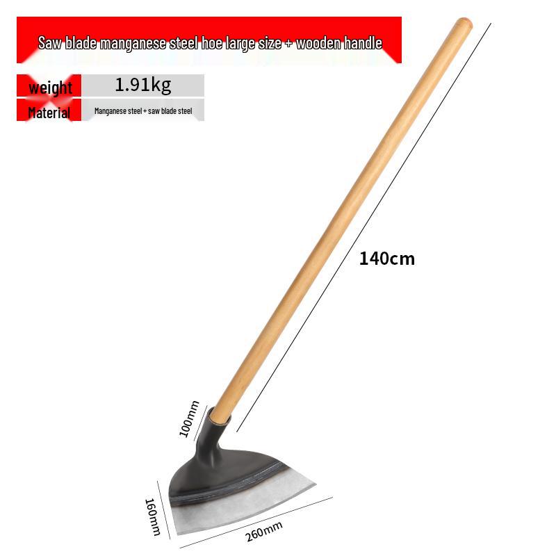 Vegetable Planting Hoe: Versatile Household Tool for Weeding & Digging, Made from Thickened Manganese Steel