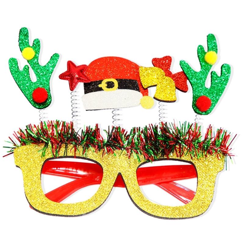 

Decoration Costume Eyeglasses Frame Sophisticated Unisex Glasses Spectacle Frame for Christmas Celebration