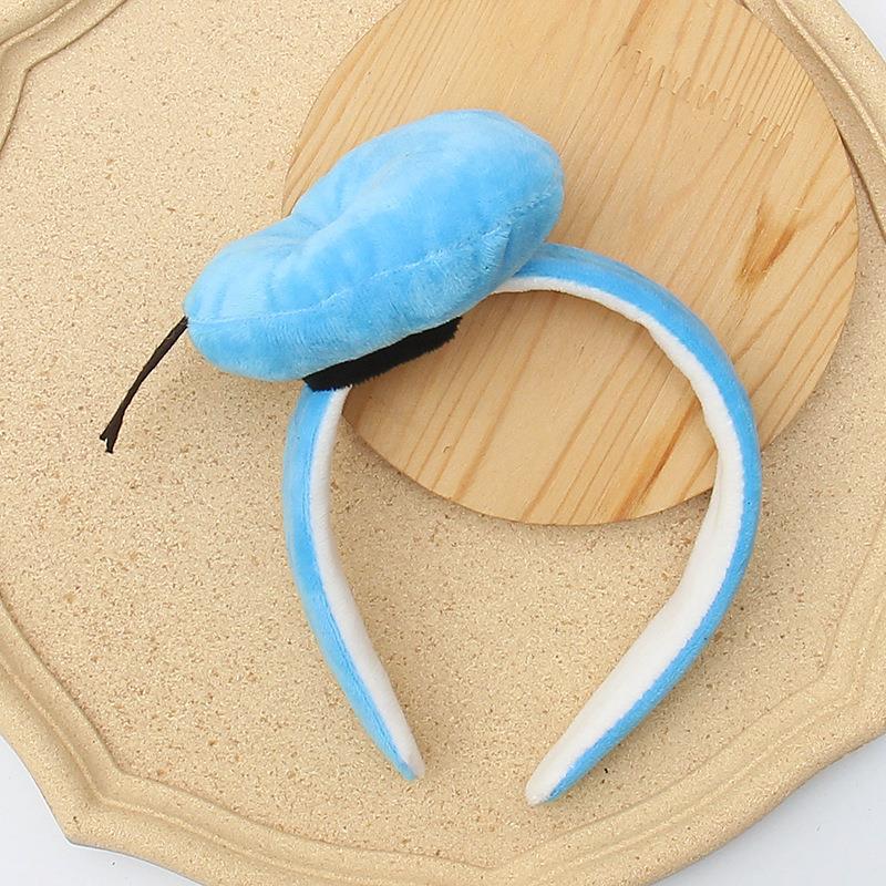 

Милый матросский головной убор мультяшный головной убор смешной кокетливый умывание лица заколка для волос фото в парке развлечений