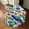 1PC Sports Games Umbrella-8-Rib Reinforced, Automatic Open, Lightweight & Durable, Fashion Accessory for Outdoor, J0358