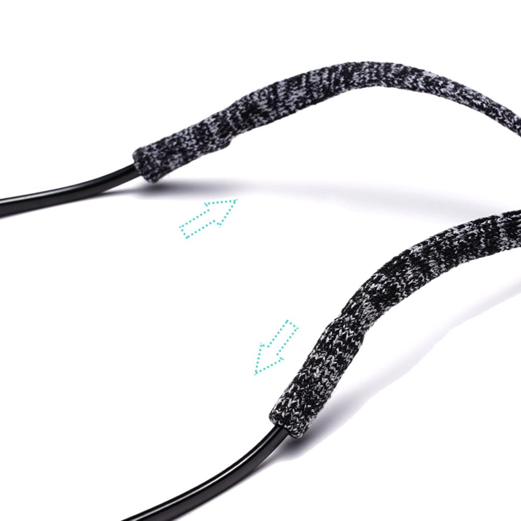 Adjustable Sports Eyeglass Straps Antislip Eyewears Retainer Soft Eyewear Chains for Running Hiking Outdoor Activity