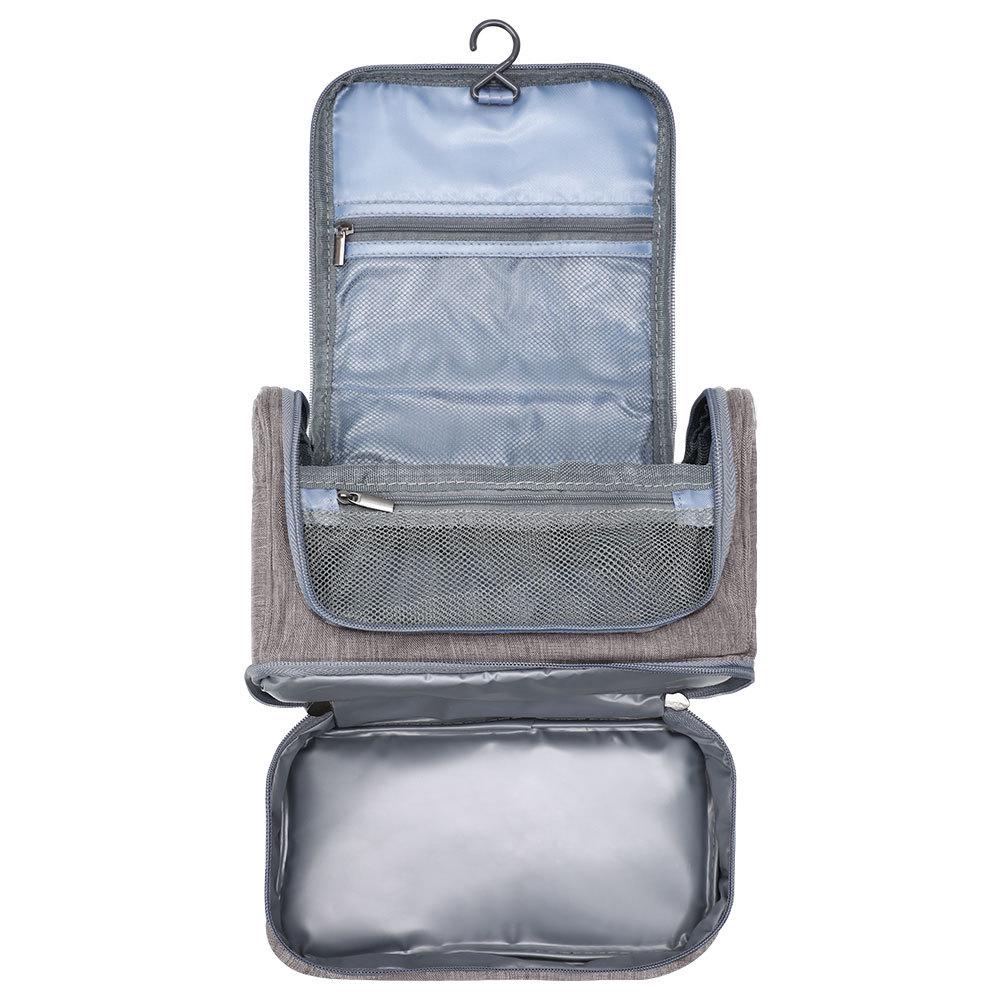 Multifunctional Travel Makeup & Toiletry Bag with Dry/Wet Separation, Large Capacity, and Portable Hanging Design