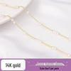 14K Gold-Filled Pearl Chain for Handmade Jewelry: Bracelet, Necklace, and Earrings Components