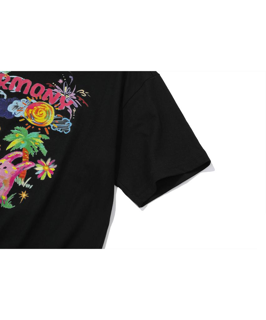CPGN STUDIO Dtp Harmony Together Short Sleeve T-Shirt Black