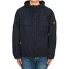 STONE ISLAND SS24 Pima Cotton Casual Solid Color Zip-Up Hooded Jacket With Double Pockets Long Sleeve Men Jacket Dark-Blue 801542610-V0020