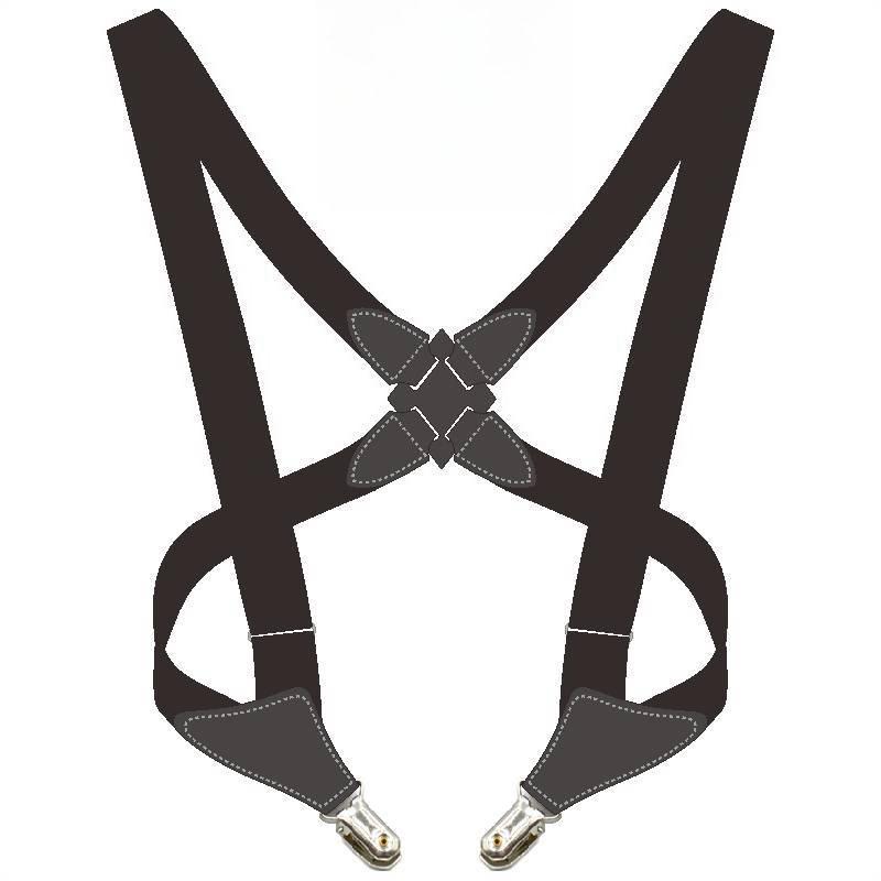 Elastic Strap Clip, Side Clip Cross Adult Men's and Women's Suspender Straps